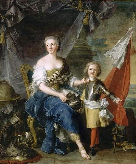 Jean Marc Nattier Portrait of Jeanne Louise de Lorraine